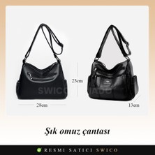 Swico Remado Kadınlar Için Büyük Kapasiteli Şık Omuz Çantası (Yurt Dışından)