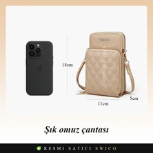 Swico Remado Kadın Vintage Çapraz Cep Telefonu Çantası (Yurt Dışından)
