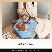 Swico Remado Kalp Şeklinde Omuz Kadın Tote Çanta (Yurt Dışından)