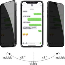 Babilden Apple iPhone Privacy Hayalet Cam Tam Ekran Temperli Koruyucu