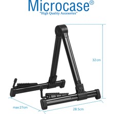 Microcase Katlanabilir Profesyonel Keman Ukulele Gitar Standı Sehpası - AL3742