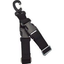 Kenan Dalış Fin Kayışı Evrensel Dişli Şnorkel Keeper Strap Unisex Scuba Dalış Siyah (Yurt Dışından)