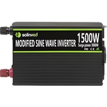 Solinved 1500W Watt Modifiye Sinus Inverter 12V SNVD1500MSİ