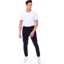 Garage Casual Wear Erkek Tek Alt Eşofman Jogger Lacivert