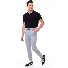 Garage Casual Wear Erkek Tek Alt Eşofman Jogger Gri