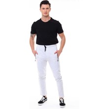 Garage Casual Wear Erkek Tek Alt Eşofman Parçalı  Düz Paça Gri