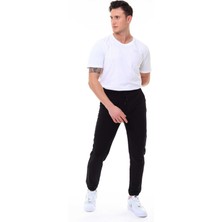 Garage Casual Wear Erkek Tek Alt Eşofman Jogger Siyah