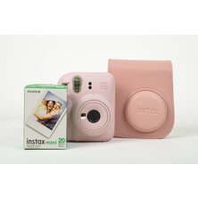 Instax Mini 12 Pembe Fotoğraf Makinesi ve Çantalı Hediye Seti 99