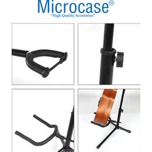Microcase Profesyonel Tekli Saz Klasik Akustik Elektro Gitar Standı Ev Kurs Sahne Sehpası - AL3749