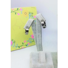 Eke Butik Çelik Erkek Küpe Sıkıştırmalı