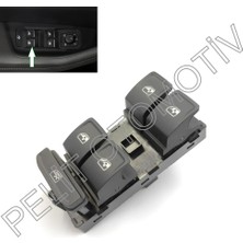 Pelit Otomotiv Ibıza Sol Dörtlü Cam Açma Düğmesi 5G0959857F Whs