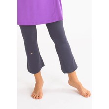 Mayovera Antrasit Lycra Tek Alt Pantalon