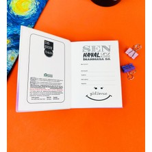 Giftmoda Küçük Bi Yıkıldım Tasarımlı Sert Kapaklı Mini Defter