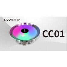 Xaser CC01 Intel 1156/1155/1151-amd Am2/am2 /am3/am4 Rainbow Cpu (İŞLEMCİ) Fanı