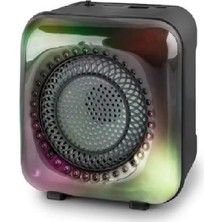 Lenipa GTS-1373 RGB Işıklı Ses Bombası Hafıza Kartı Usb Radio Mini Taşınabilir Bluetooth Hoparlör 3"