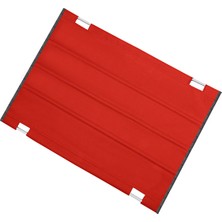 Katlanabilir Kumaş Kamp ve Piknik Masası, Kırmızı, Geniş Model, 73 x 55 x 48 cm
