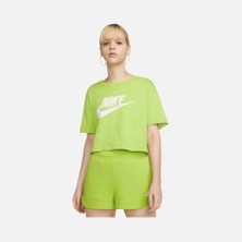 Nike Sportswear Futura Flover Graphic Crop Short-Sleeve Kadın Tişört