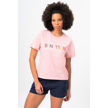 Benetton BNT-W20382-23Y Kadın T-Shirt