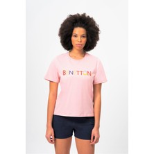 Benetton BNT-W20382-23Y Kadın T-Shirt