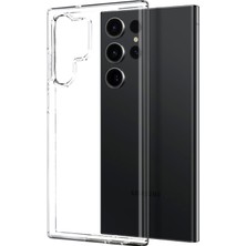 Cool-M Samsung Galaxy S23 Ultra Tpu Kılıfı Temiz Telefon Kapağı + 3D Kavisli Temperli Cam Ekran Koruyucu (Yurt Dışından)