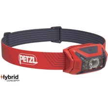 Petzl Actik Kafa Feneri - 450 Lümen - Kırmızı