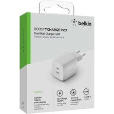 Belkin Çift Usb-C 45W Şarj Cihazı WCH011VFWH