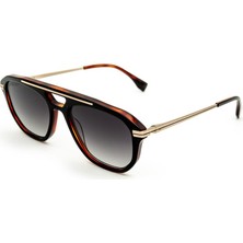 Kilian Ragozza C01 52 Unisex Kahverengi Geometrik Güneş Gözlüğü