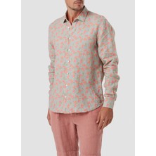 Mr. Mood Standart Düğmeli Yaka Mavi Erkek Gömlek Mr Mood Special Edition4