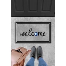 Evaşk Kapı Önü Paspası Vinil Kaymaz Tabanlı