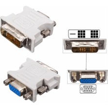 Keepro 18+1 DVI VGA Çevirici 19 Pin DVI VGA Çevirici