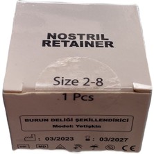 Medlight Nostril Retainer Burun Deliği Şekillendirici   (3m Micropore Bant Hediye)2-8