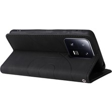 Lr Joyful Xiaomi 13 Pro 5g Telefon Stand Kılıfı Çift Renkli Ekleme Pu Deri Cüzdan Kapağı (Yurt Dışından)