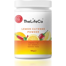 TheLifeCo Limonlu Acı Biberli Içecek Tozu 150 gr (Lemon Cayenne - Detoks İçecek Tozu)