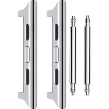 Microcase Apple Watch 42-44-45 mm To 22 mm Çevirici Metal Kordon Kayış Adaptörü Set - AL3135