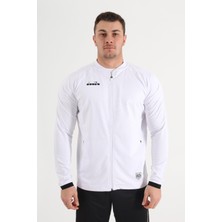 Diadora Elite Kamp Eşofmanı Tek Üst Beyaz