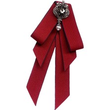 Plaza Balo Hediyesi Için Kadın Papyon Vintage Kolej Tarzı Rhinestone Kravat (Yurt Dışından)