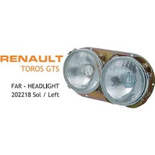 Ayfar Çiftli Far Sol Komple Renault R12 Gts 7702127490 202218