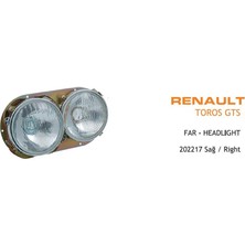 Ayfar Çiftli Far Sağ Komple Renault R12 Gts 7702127491 202217