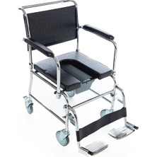 Römer R489 Banyo Tuvalet Tekerlekli Sandalye - Sürgülü Tuvalet Sandalyesi