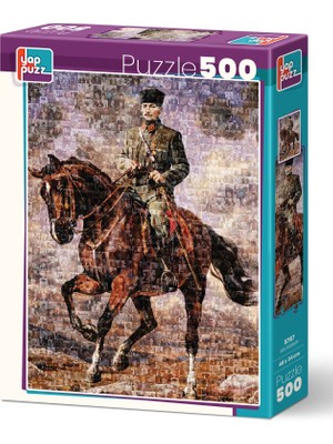 Yappuzz Atlı Atatürk 500 Parça Puzzle