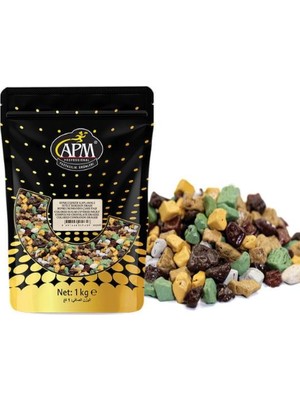 Apm Renkli Şeker Kaplamalı (Çakıl Taşı) Sütlü Kokolin Draje