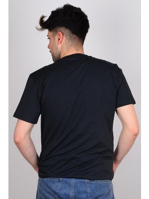 Wrangler W7H4D3XV6 Antrasit Erkek Baskılı Biskilet Yaka T-Shirt