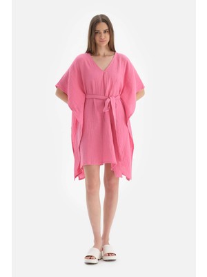 Dagi Pembe Müslin Kimono