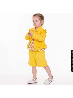 Xo Kids Kız Papatya Bluz 9 Ay - 2 Yaş 34610 KBLZ09046 Krem