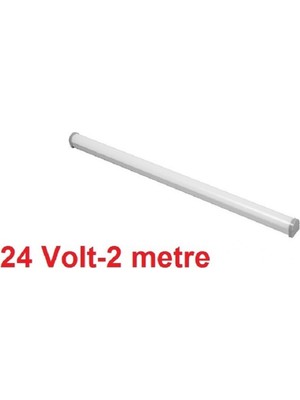 XQL Samsung 24 Volt Alüminyum LED Profil Çubuk LED Bar 6500 Kelvın Beyaz Renk (2 Metre boy)