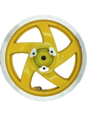 Scooter Arka Jant 12 Sarı Diskli Küçük Göbek