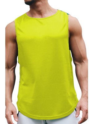 Bluu Bs Tank Top Kolsuz Sporcu Tshirt