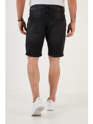 Buratti Pamuklu Normal Bel Regular Fit Kot Short Erkek SHORT 4501M12IBIZA