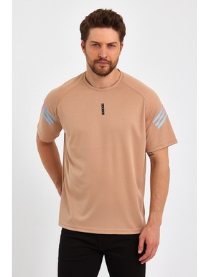 Genıus Store Erkek Spor Tişört Baskılı Fitness, Antrenman Fit