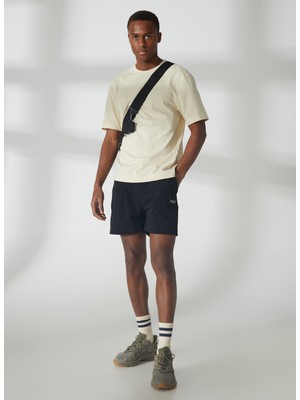 Standart Siyah Erkek Sweat Şort LOXA